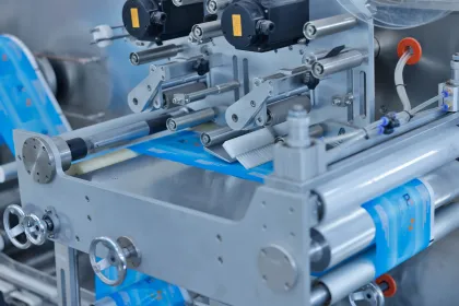 High Speed Disinfection Pocket Wet Tissue Wipe Making Machine