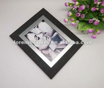 7" Leather Picture Frame With Logo For Promotion Gifts