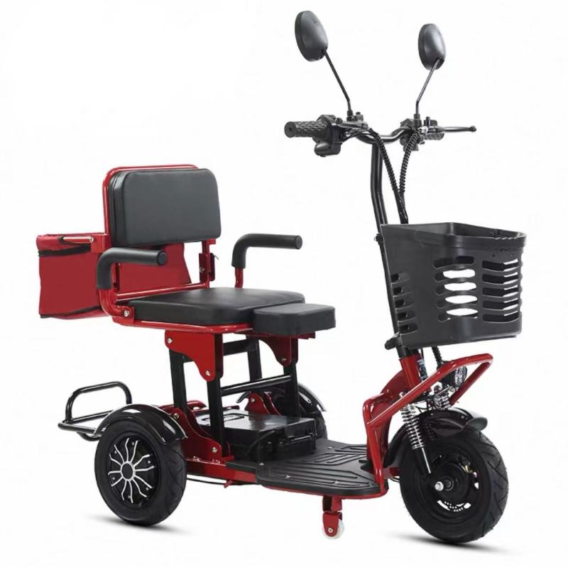 Electric tricycle can carry people at home