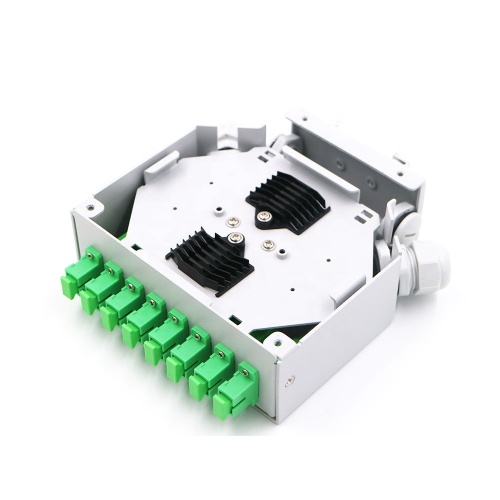 Caja de terminal de fibra óptica DIN Rail para FTTH