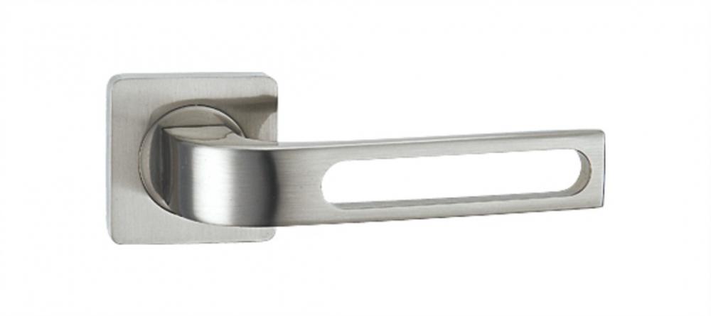 Aluminum lever on a rose handle