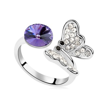 Good design buterfly silver rings for women