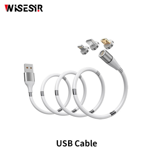 USB Cable New Strong 3-In-1 Magnetic Cable Type-C Micro 8Pin Factory