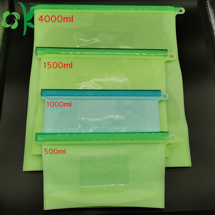 BPA Free Silicone Food Reusable Storage Bag