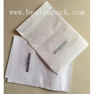 barcode yang berubah-Tukar sampul surat senarai pembungkusan