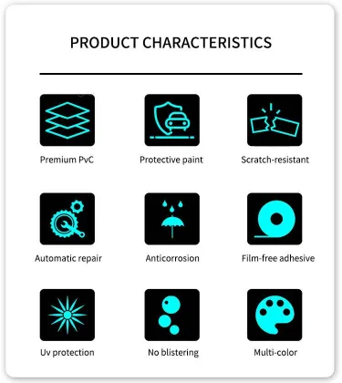 Personalized Gradient Painted Car Film Sticker for Auto Color Change