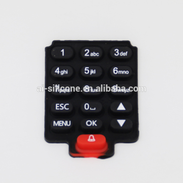 OEM Printed Rubber Membrane Switch Keypad