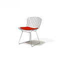 Eames Knoll Bertoia Kaus Kawat Kursi samping