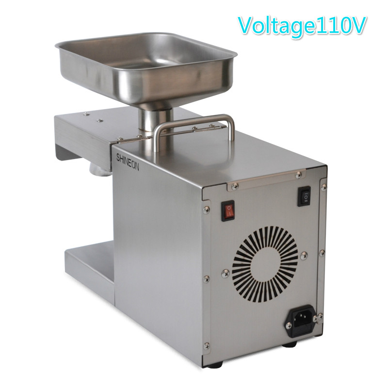 Fully automatic Household Commercial use Oil press Hot and cold pressed 304 stainless steel Flaxseed Peanut oil Soybean oil