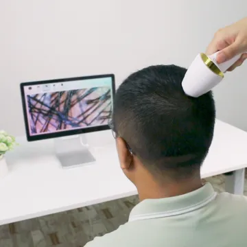 2-in-1 Portable Hair & Skin Analysis Device: Your Comprehensive Facial Care and Skin Health Scanner
