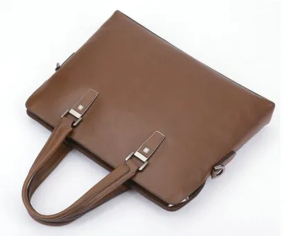 Men's Business genuineLeather Brifecase Satchel Handbag