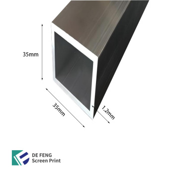 6061 T6 Ketepatan Aluminium Square Tube 35 × 35 × 1.2mm