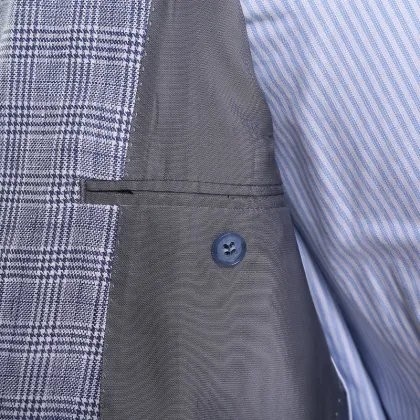 Sell Well Hand made bespoke business man suit wholesale mens groom wedding suit jackets