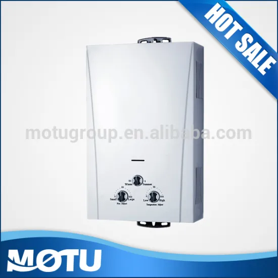 Durable solenoid valve hot gas water heater