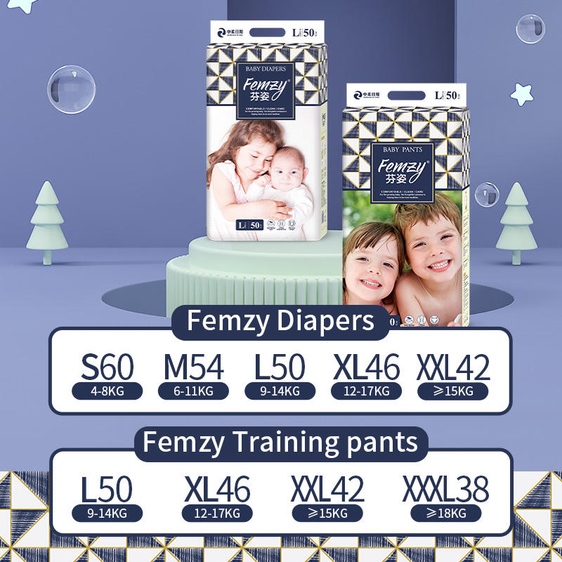 ODM Wholesale nursing diapers disposable baby diapers