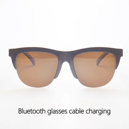 Unisex Wireless Bluetooth Cycling Glasses with Blue Lenses