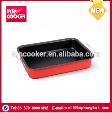 Aluminum non-stick coating roaster pan