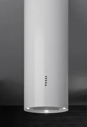 Circular Island Range Hood: Silent Smoke Exhaust Hood for Kitchens