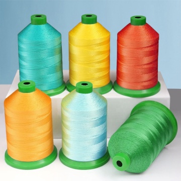 Pabrik Grosir dengan harga murah 210D/3 White Polyester Jahe Thread untuk Kasur