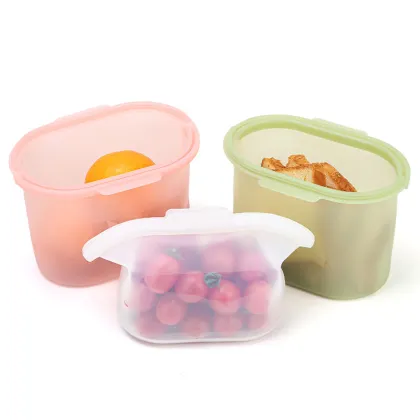 Flip-Top Stasher Silicone Food Storage Freezer Bags
