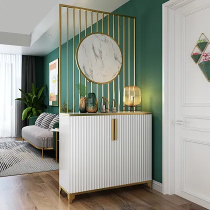 Modern Marble Cabinet for Entryway and Living Room Partition