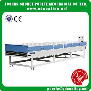New condition 6M IR-Heating oven for smooth the surface of the board after curtaining