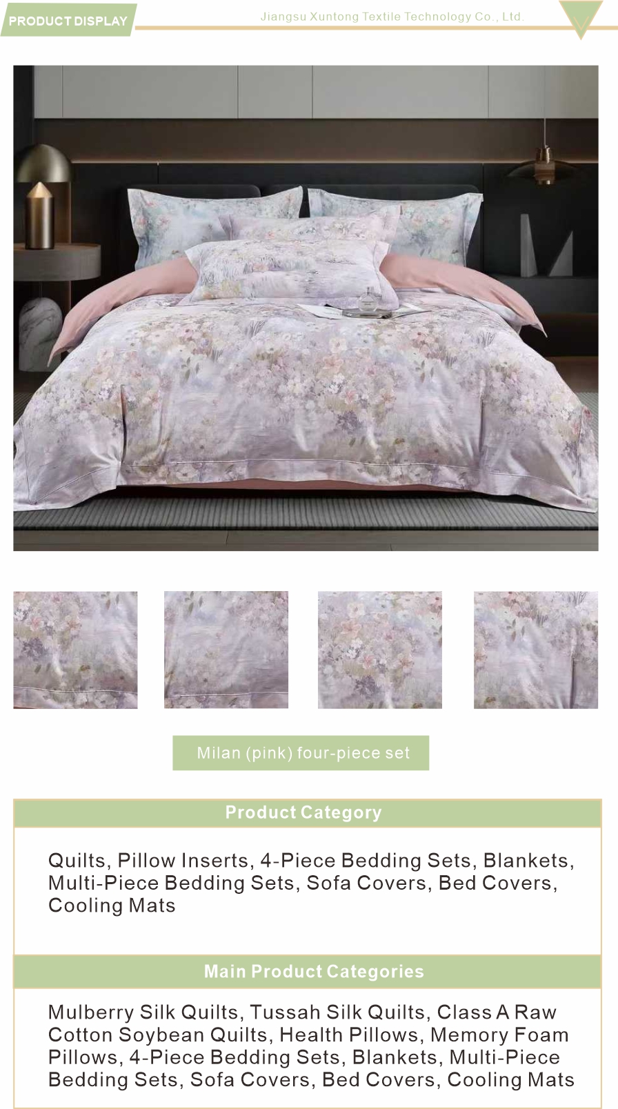 Milan Embroidered Bedding