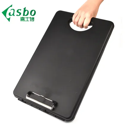 OfficeMate PP File Box Storage and Clipboard Case for School Stationery