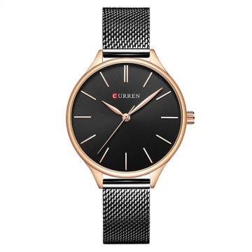 Curren 9024 คุณภาพสูงออกแบบใหม่สุภาพสตรีของขวัญสไตล์นาฬิกานาฬิกาผู้หญิงแฟชั่นควอตซ์นาฬิกาข้อมือหญิง Relogio Feminino