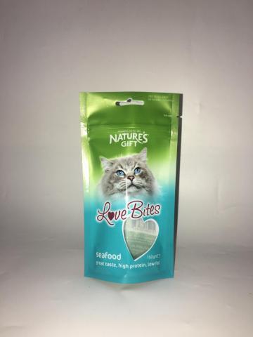 Cat Food Packaging Stand Up Bag With Zipper