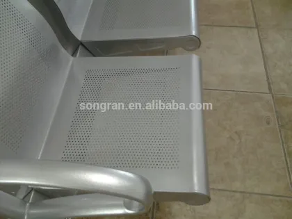 Public Metal Seating Hospital Chair High Back Airport Waiting Chairs Bench 802-03-011