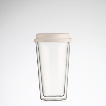 Eveich Đầy màu sắc Chống cháy nhiệt Borosilicate cao Đôi cốc thủy tinh Tumbler Tumbler để uống trà và cà phê