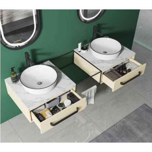 New design aluminum bathroom luxurious cabinet