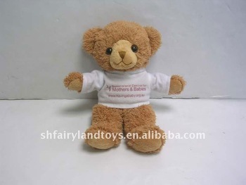 Promotional unstuffed teddy bear