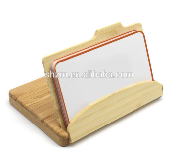 wholesale bamboo business card holder