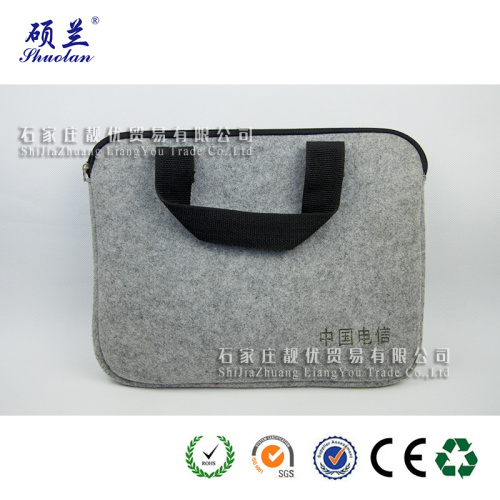 Good quality 100% polyester felt laptop bag
