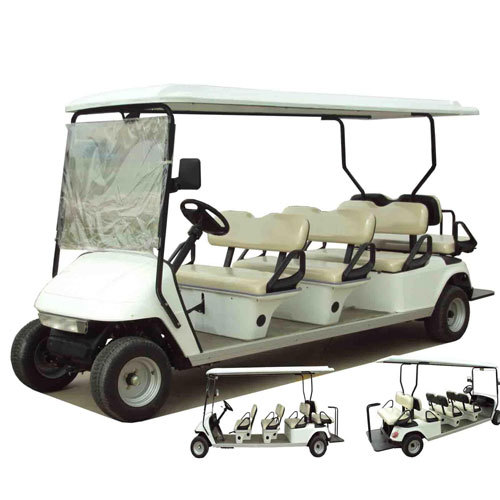 Carro de golf eléctrico Sextuple incidentales silla trasera