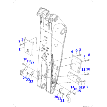 Excavator PC2000-8 Arm Assembly 21T-68-32662