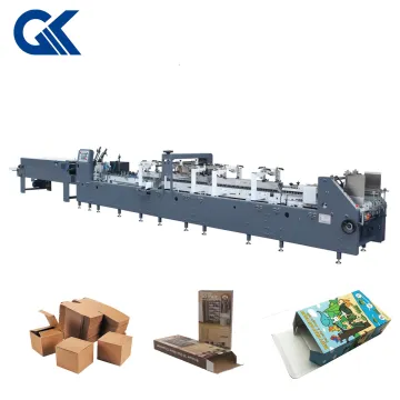 ROLAM 650-AS-Y Pre-folding 4 Folding Side Gluing Box Custom Cardboard Paper Box Folder Gluer Machine