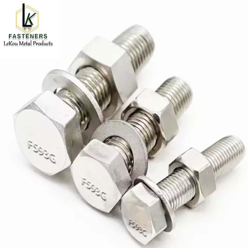 Балты з шасціграннай галоўкай з нержавеючай сталі F593G