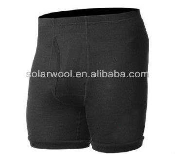 Mens merino wool knitted boxer