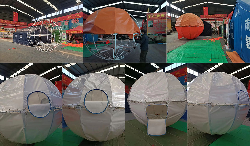 Design sense spherical tent