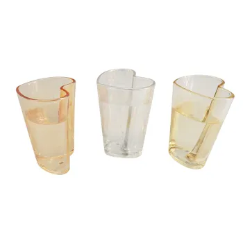 Heart Shaped Love Glass Cup