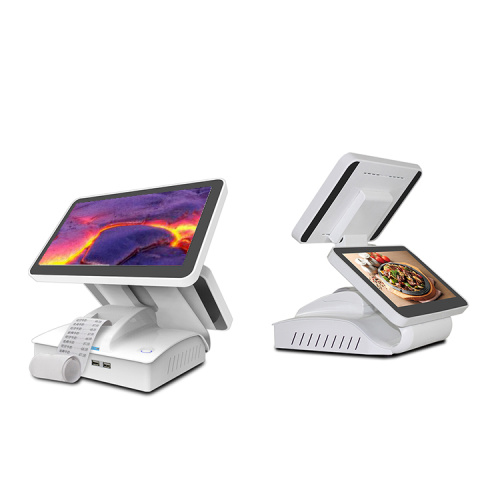 Dual screen android POS terminal with customer display