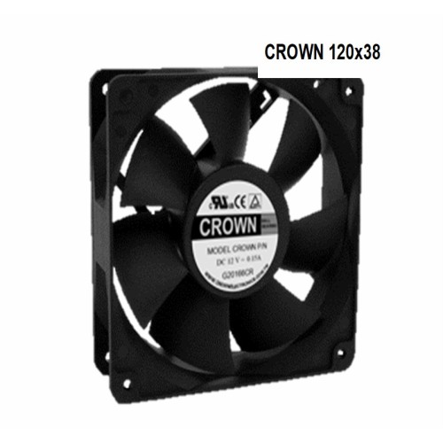 12038 Dc Brushed Axial Flow Exhaust Cooling Fan