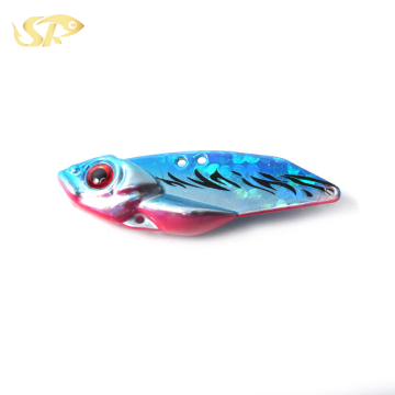 Superior Fishing Casting Shore Jigging Vib Metal Lead Vibration Fishing señuelo 4.2cm 10g MJ124