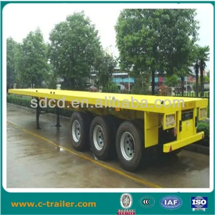 heavy truck,3 axle flatbed semi trailers for sale