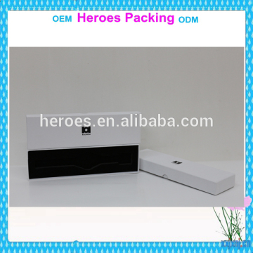 Trade Assurance long narrow watch packing paper gift boxes flocked EVA