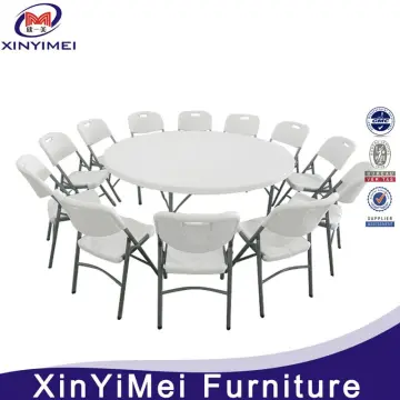Plastic Folding Round Table for Cheap Outdoor Furniture