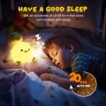 Luz de la noche de pato de silicona con carga USB